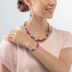 COEUR DE LION GEO CUBE PRECIOS STATEMENT GOUD MULTICOLOR ARMBAND- 3039/30-1561 - 10069227