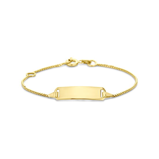 14K GEELGOUD BABY NAAMPLAAT ARMBANDJE - 40.34386 - 10069229