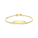 14K GEELGOUD BABY NAAMPLAAT ARMBANDJE - 40.34386 - 10069229