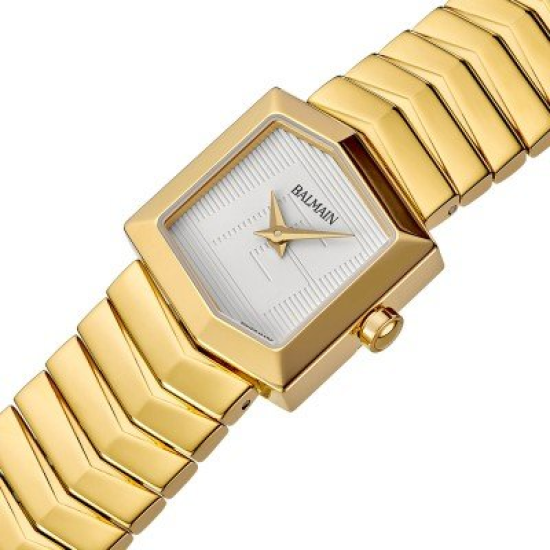 BALMAIN "TAFFETAS" GGDBL DAMESHORLOGE CRÉME WPL - 10069230 BALMAIN "TAFFETAS" GGDBL DAMESHORLOGE CRÉME WPL - 10069230
