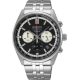 SEIKO STALEN HERENHORLOGE ZWARTE "PANDA" WIJZERPLAAT MET CHRONOGRAAF EN DATUM SSB429P1 - 10069231