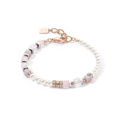 COEUR DE LION PRECIOS OFFSET ARMBAND ROSE GOLD ICE PINK - 4354/30-1920 - 10069240