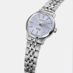 SEIKO PRESAGE "COCTAIL TIME FROZEN SKYDIVING" STALEN DAMESHORLOGE AUTOMATIC BLAUWE WIJZERPLAAT - 10069250