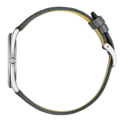CITIZEN "SURATTO" ECODRIVE HERENHORLOGE STAAL MET LEREN BAND EN BLAUWE WIJZERPLAAT AR3120-24L - 10069252