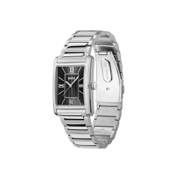 HUGO BOSS HERENHORLOGE "PRINCIPLE DRESS" STAAL MET ZWARTE WIJZERPLAAT HB1514297 - 10069254