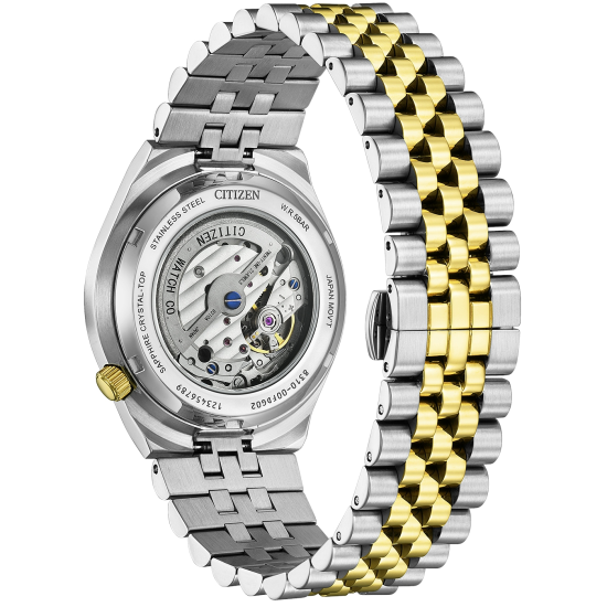 CITIZEN TSUYOSA 60 AUTOMATIC BICOLOR STAAL AUTOMATIC GROENE WIJZERPLAAT NK0024-54X - 10069260