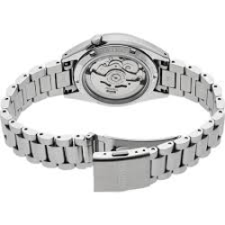 SEIKO "5 SPORTS" HEREN AUTOMATIC STAAL GELE WIJZERPLAAT DAG DATUM SRPL59K1 - 10069273