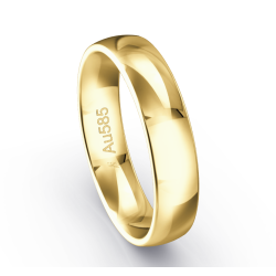 FISCHER TRAURINGE 14k GEELGOUDEN DAMESTROUWRING MODEL C 5x1,2mm POLI MT54 - 10069276 FISCHER TRAURINGE 14k GEELGOUDEN DAMESTROUWRING MODEL C 5x1,2mm POLI MT54 - 10069276