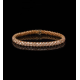 18k ROSÉGOUDEN ARTUR SCHOL ARMBAND MET 127 DIAMANTEN 10,41ct CHAMPAGNE - 10069307