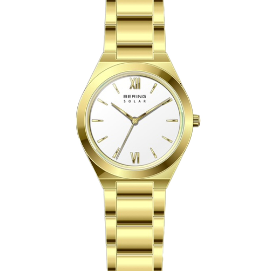 BERING DAMES HORLOGE SOLAR GOUDKLEURIG - 19932-734 - 10069310