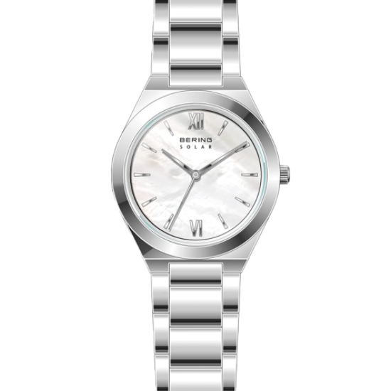 BERING DAMES HORLOGE SOLAR ZILVER KLEUR - 19932-700 - 10069311