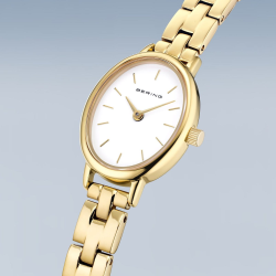 BERING DAMES HORLOGE CLASSIC OVAAL GOUDKLEUR - 11020-734 - 10069316
