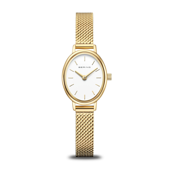 BERING DAMES HORLOGE CLASSIC OVAAL GOUDKLEUR - 11020-334 - 10069318