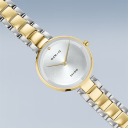 BERING DAMES HORLOGE DIAMOND BICOLOR - 17529-710 - 10069320