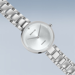 BERING DAMES HORLOGE DIAMOND ZILVER - 17529-7001 - 10069322