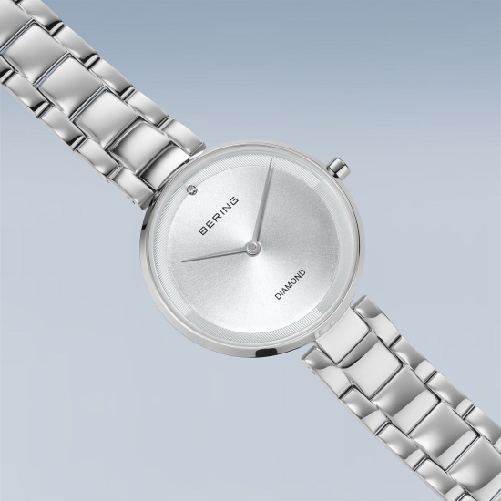 BERING DAMES HORLOGE DIAMOND ZILVER - 17529-7001 - 10069322