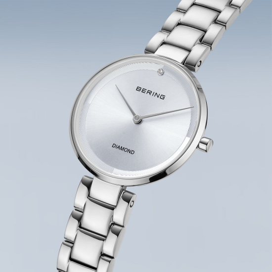 BERING DAMES HORLOGE DIAMOND ZILVER - 17529-7001 - 10069322
