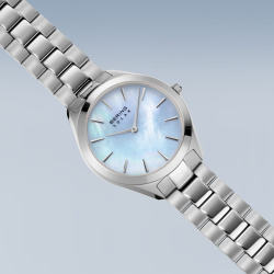 BERING DAMES HORLOGE SOLAR ZILVER - 17331-707 - 10069323