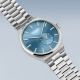 BERING HEREN HORLOGE ZILVER MAT AUTOMATIC BLAUW - 19441-CHARITY - 10069345
