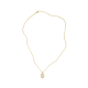 BLUSH 14k GG 2mm RONDE PLAATJES COLLIER 3198YGO - 10069357