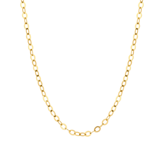 BLUSH 14k GG 2mm RONDE PLAATJES COLLIER 3198YGO - 10069357