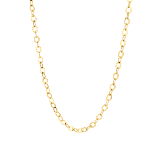 BLUSH 14k GG 2mm RONDE PLAATJES COLLIER 3198YGO - 10069357