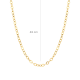 BLUSH 14k GG 2mm RONDE PLAATJES COLLIER 3198YGO - 10069357