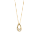 BLUSH 14k GG COLLIER MET DRUPPELVORLMIGE HANGER MET ZIRCONIA 3195YZI - 10069359