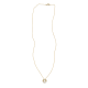 BLUSH 14k GG COLLIER MET CIRKELVORMIGE HANGER MET ZIRCONIA 3193YZI - 10069360