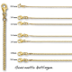 8k GEELGOUDEN 1,2mm GOURMETTE COLLIER 42cm - 10069373