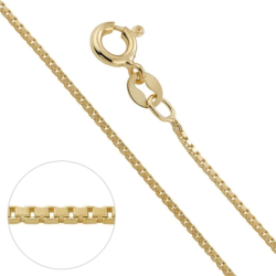 8k GEELGOUDEN 0,8mm VENITIAANS COLLIER 50cm - 10069374