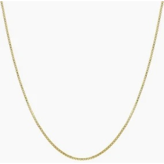8k GEELGOUDEN 0,8mm VENITIAANS COLLIER 50cm - 10069374