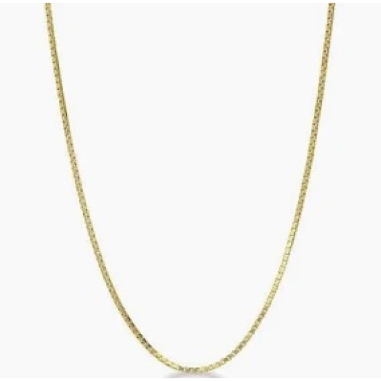 8k GEELGOUDEN 0,8mm VENITIAANS COLLIER 45cm - 10069375