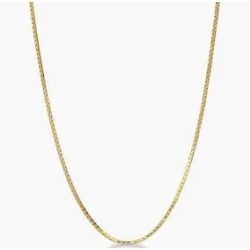 8k GEELGOUDEN 0,7mm VENITIAANS COLLIER 45cm - 10069376