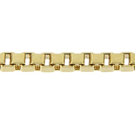 8k GEELGOUDEN 0,7mm VENITIAANS COLLIER 42cm - 10069377