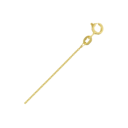 8k GEELGOUDEN 1,8mm GESLEPEN ANKER COLLIER 50cm - 10069385