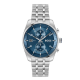 HUGO BOSS "SKYTRAVELLER" HERENHORLOGE STAAL CHRONO BLAUWE WIJZERPLAAT HB1514216 - 10069388