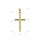 14k GEELGOUDEN KRUISHANGER - 10069403