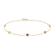 BLUSH 14k GG MULTICOLOR ARMBAND TOPAAS, CITRIEN ROOKKWARTS RHODOLIET EN PERIDOOT 2266YFC - 10069404
