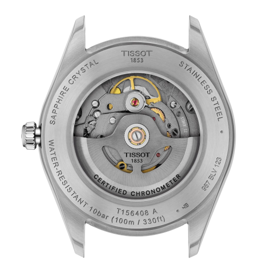 TISSOT "BALLADE" HERENHORLOGE STAAL AUTOMATIC ZILVERKLEURIGE WIJZERPLAAT T1564081103300 - 10069408