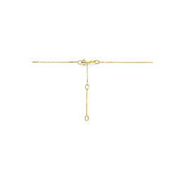 14k GG COLLIER MET HANGER MET RONDE WITTE NATUURLIJKE 8mm ZOETWATERPAREL - 10069411
