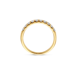 BLUSH 14k GG RIJRING 4P KLAUW 10LG DIAM. 0.48ct W-SI LG1014Y/60 - 10069428