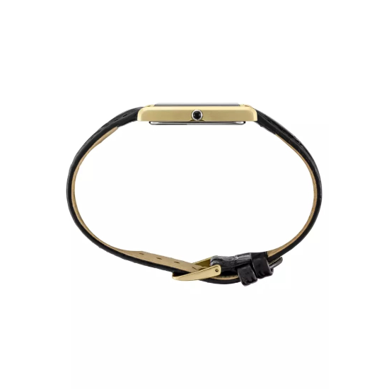 SEIKO HERNHORLOGE RECHTHOEKIG GG DOUBLÉ WITTE WIJZERPLAAT SWR104P1 - 10069468