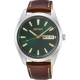 SEIKO HERENHORLOGE STAAL GROENE WIJZERPLAAT SUR449P1 - 10069470