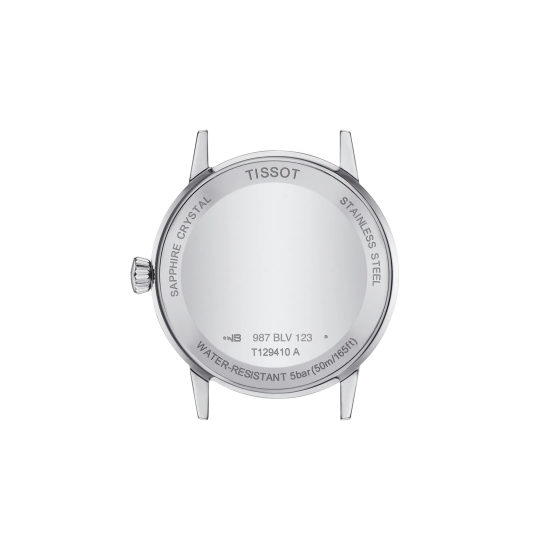 TISSOT "CLASSIC DREAM" HERENHORLOGE STAAL WITTE WIJZERPLAAT T1294101601300 - 10069517