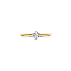 BLUSH 14k BICOLOR SOLITAIRRING BRILJANT LG DIAM.20ct TW-SI LG1037B/52 - 10069519