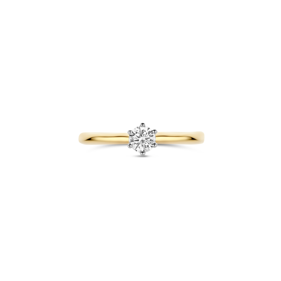 BLUSH 14k BICOLOR SOLITAIRRING BRILJANT LG DIAM.20ct TW-SI LG1037B/52 - 10069519