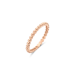 BLUSH 14K ROSÉGOUDEN BOLLETJES AANSCHUIFRING 1105RGO/56 - 10069520