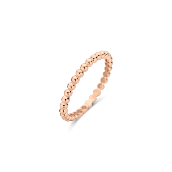 BLUSH 14K ROSÉGOUDEN BOLLETJES AANSCHUIFRING 1105RGO/56 - 10069520