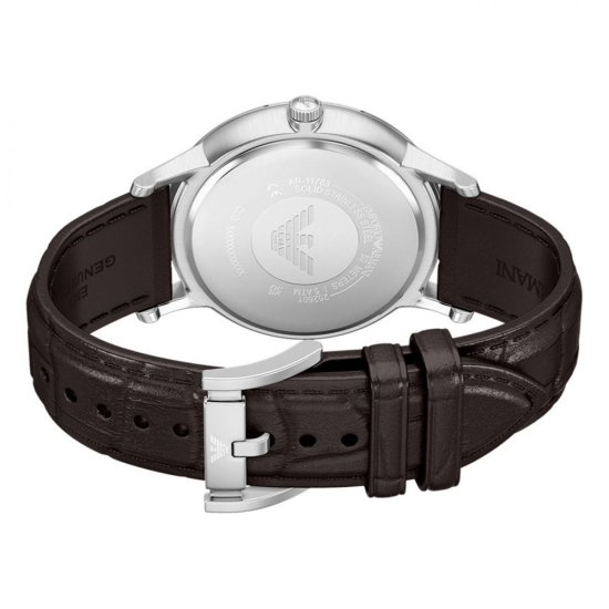 ARMANI HERENHORLOGE STAAL BRONSKLEURIGE WIJZERPLAAT AR11783 - 10069565